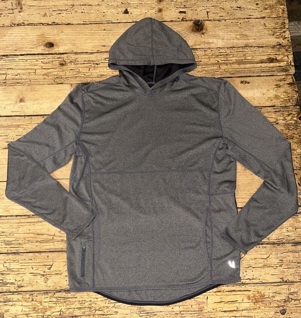 Vuori Men’s Size M Heathered Gray Lightweight Hoodie